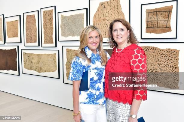 Kristen Engle and Kathy Willard attend LACMA 2018 Collectors Committee Breakfast and Curator Presentations at LACMA on April 21, 2018 in Los Angeles,...