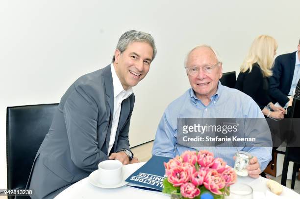 Michael Govan, LACMA CEO and Wallis Annenberg Director and Stewart Resnick attend LACMA 2018 Collectors Committee Breakfast and Curator Presentations...