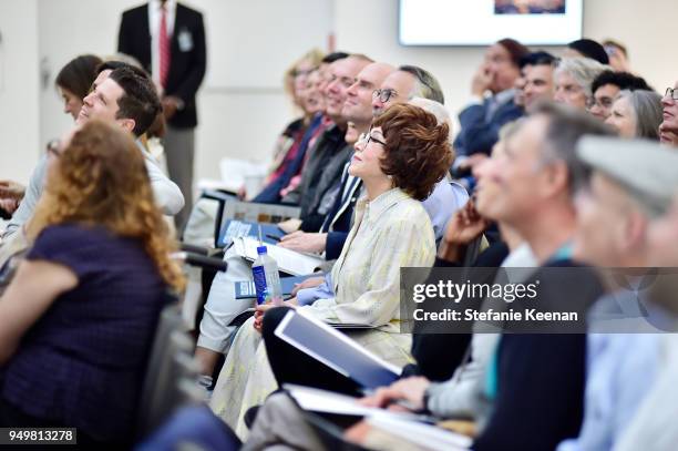 Life Trustee Lynda Resnick attends LACMA 2018 Collectors Committee Breakfast and Curator Presentations at LACMA on April 21, 2018 in Los Angeles,...