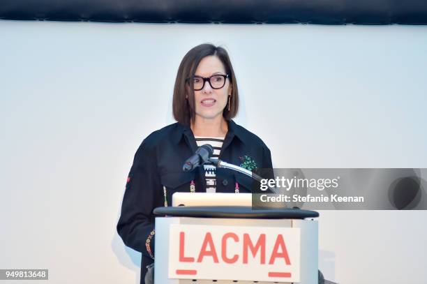 Ann Colgin, Collectors Committee Chair and LACMA Trustee attends LACMA 2018 Collectors Committee Breakfast and Curator Presentations at LACMA on...