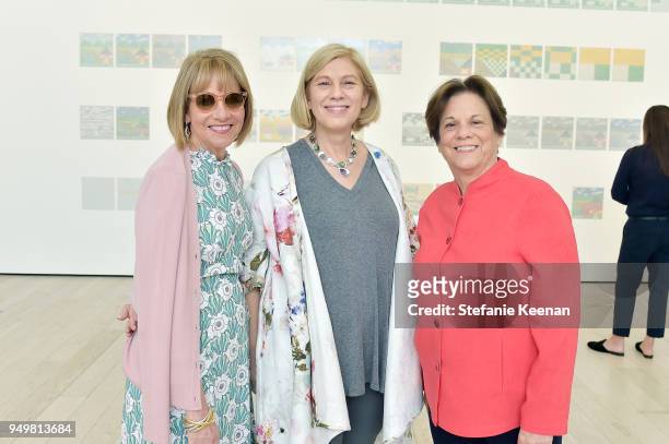 Lisa Dennison, LACMA Curator Wendy Kaplan and LACMA Curator Stephanie Barron attend LACMA 2018 Collectors Committee Breakfast and Curator...