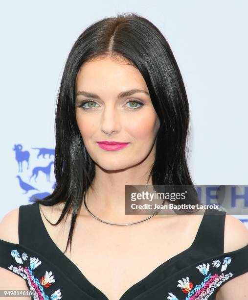 Lydia Hearst attends The Humane Society of The United States' to The Rescue! Los Angeles gala held at Paramount Studios on April 21, 2018 in Los...