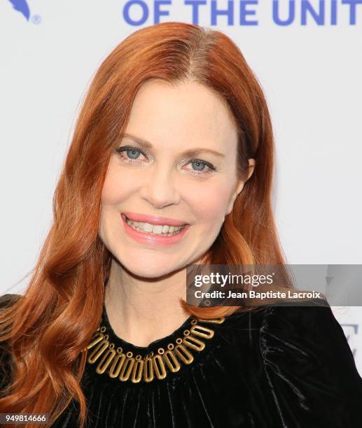 Kristin Bauer van Straten attends The Humane Society of The United States' to The Rescue! Los Angeles gala held at Paramount Studios on April 21,...