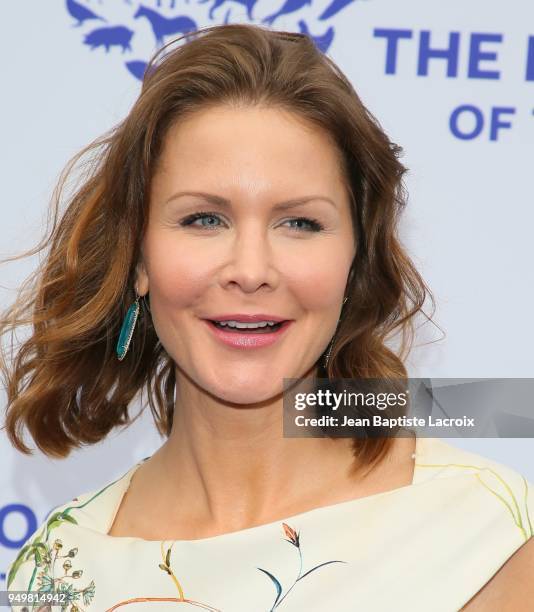 Josie Davis attends The Humane Society of The United States' to The Rescue! Los Angeles gala held at Paramount Studios on April 21, 2018 in Los...