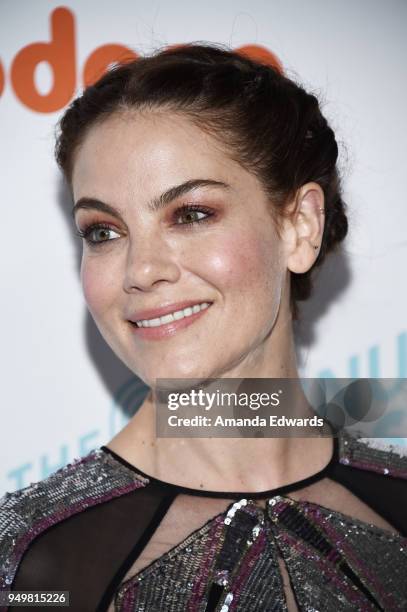 Actress Michelle Monaghan arrives at the 9th Annual Thirst Gala at The Beverly Hilton Hotel on April 21, 2018 in Beverly Hills, California.