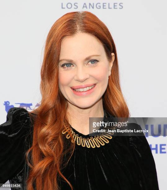 Kristin Bauer van Straten attends The Humane Society of The United States' to The Rescue! Los Angeles gala held at Paramount Studios on April 21,...