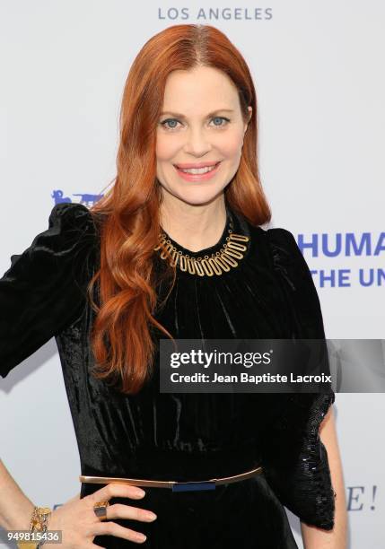 Kristin Bauer van Straten attends The Humane Society of The United States' to The Rescue! Los Angeles gala held at Paramount Studios on April 21,...