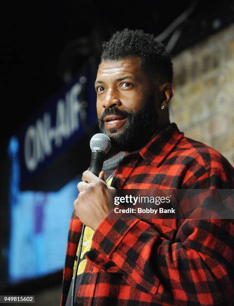 Deon Cole performs at The Stress Factory Comedy Club on April 21, 2018 in New Brunswick, New Jersey.