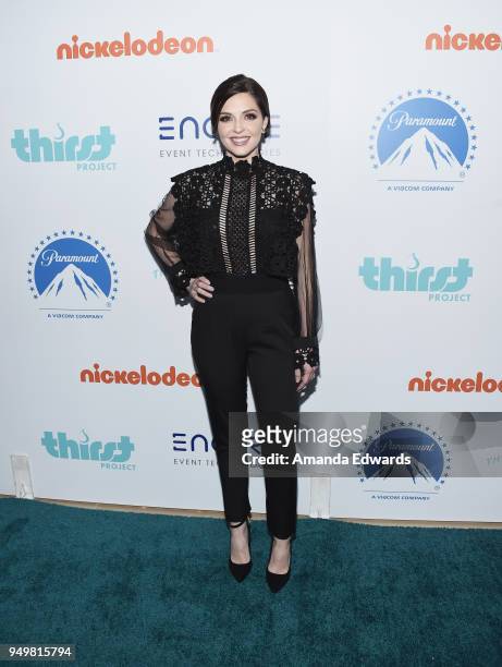 Actress Jen Lilley arrives at the 9th Annual Thirst Gala at The Beverly Hilton Hotel on April 21, 2018 in Beverly Hills, California.