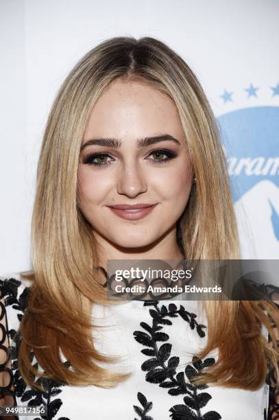 Actress Sophie Reynolds arrives at the 9th Annual Thirst Gala at The Beverly Hilton Hotel on April 21, 2018 in Beverly Hills, California.