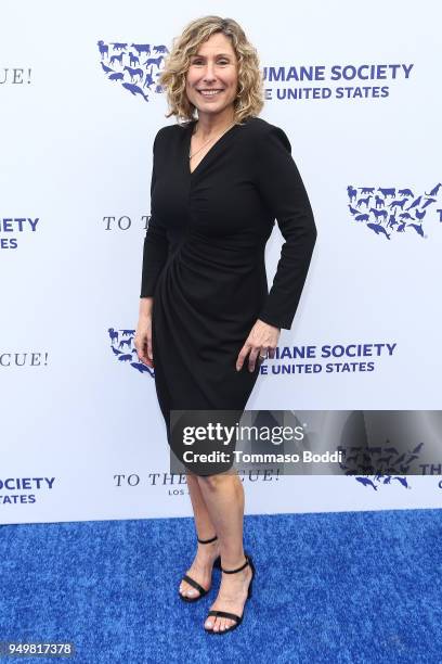 Kitty Block attends The Humane Society Of The United States' To The Rescue! Los Angeles Gala at Paramount Studios on April 21, 2018 in Los Angeles,...