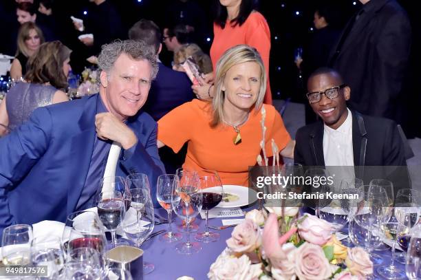 Will Ferrell, Viveca Paulin-Ferrell, LACMA Trustee and Collectors Committee Auctioneer and LACMA Trustee Troy Carter attend LACMA 2018 Collectors...