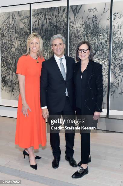 Viveca Paulin-Ferrell, LACMA Trustee and Collectors Committee Auctioneer, Michael Govan, LACMA CEO and Wallis Annenberg Director Ann Colgin,...