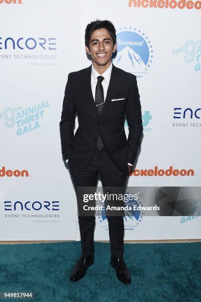 Actor Karan Brar arrives at the 9th Annual Thirst Gala at The Beverly Hilton Hotel on April 21, 2018 in Beverly Hills, California.