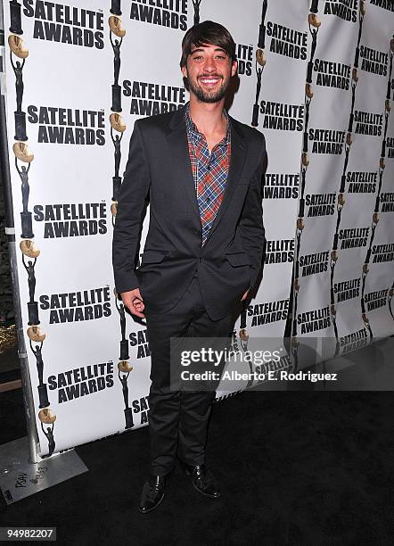 Actor/songwriter Ryan Bingham arrives at the International Press Academy's 14th Annual Satellite Awards on December 20, 2009 in Los Angeles,...