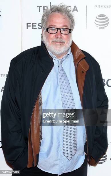 Actor Tom Hulce attends the premiere of "The Seagull" during the 2018 Tribeca Film Festival at BMCC Tribeca PAC on April 21, 2018 in New York City.