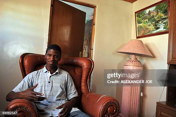 Job losses take cheer out of Christmas for South Africans*** Recent picture showing Zola Balfour sitting at home in Port Elizabeth on November 16...