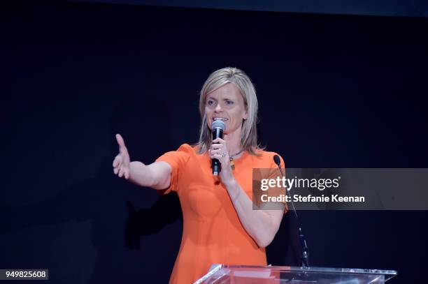 Viveca Paulin-Ferrell, LACMA Trustee and Collectors Committee Auctioneer attends LACMA 2018 Collectors Committee Gala at LACMA on April 21, 2018 in...