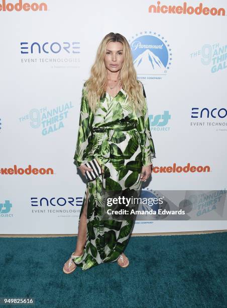 Eden Sassoon arrives at the 9th Annual Thirst Gala at The Beverly Hilton Hotel on April 21, 2018 in Beverly Hills, California.