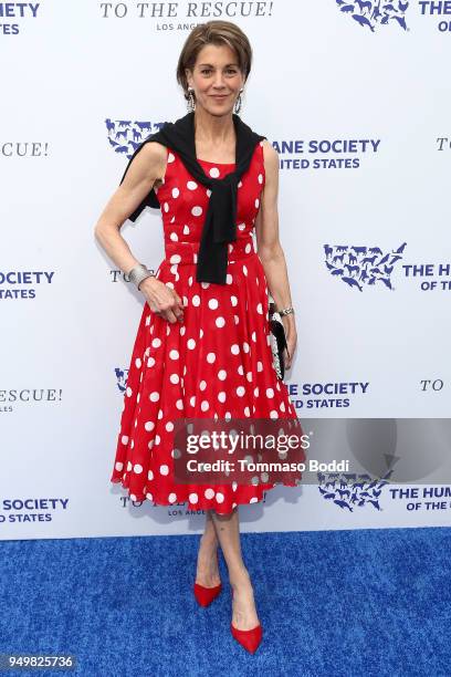 Wendie Malick attends The Humane Society Of The United States' To The Rescue! Los Angeles Gala at Paramount Studios on April 21, 2018 in Los Angeles,...
