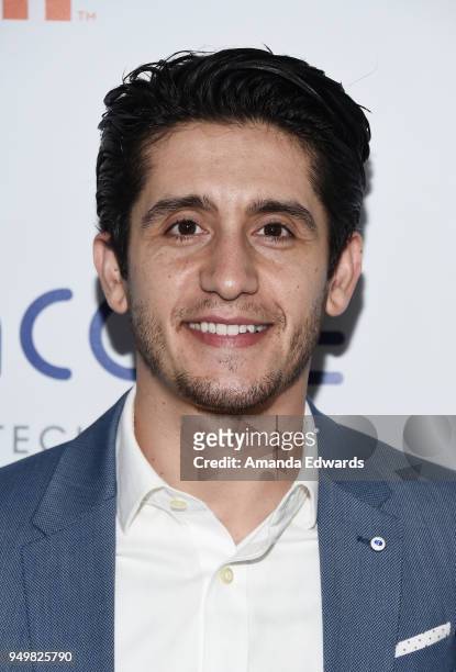 Actor Wesam Keesh arrives at the 9th Annual Thirst Gala at The Beverly Hilton Hotel on April 21, 2018 in Beverly Hills, California.