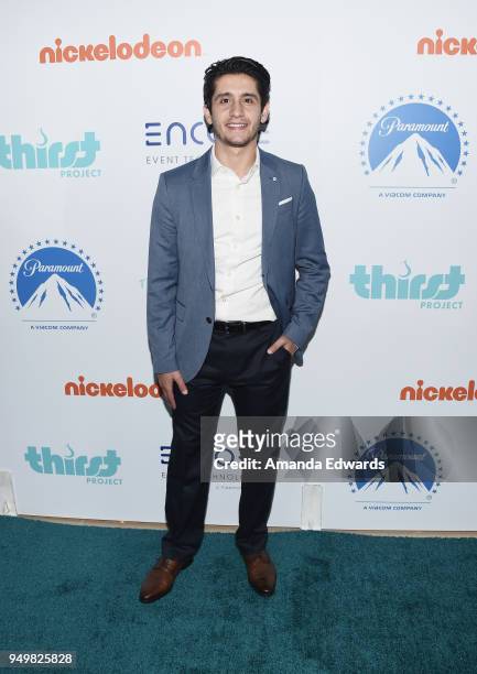 Actor Wesam Keesh arrives at the 9th Annual Thirst Gala at The Beverly Hilton Hotel on April 21, 2018 in Beverly Hills, California.