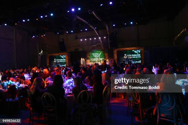 General view of the atmosphere during The Humane Society Of The United States' To The Rescue! Los Angeles Gala at Paramount Studios on April 21, 2018...