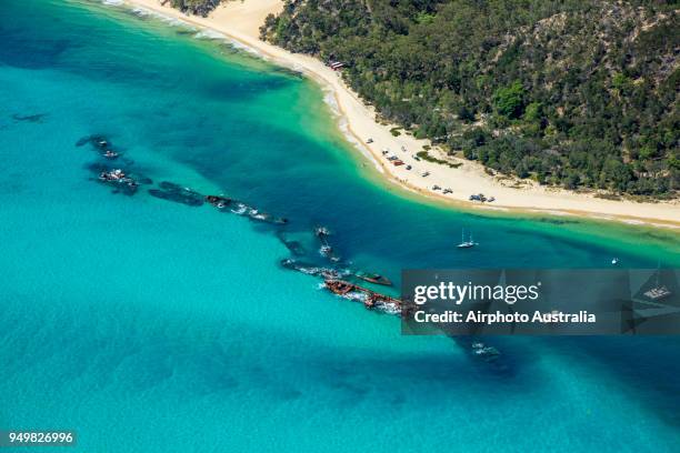tangalooma - moreton island stock pictures, royalty-free photos & images