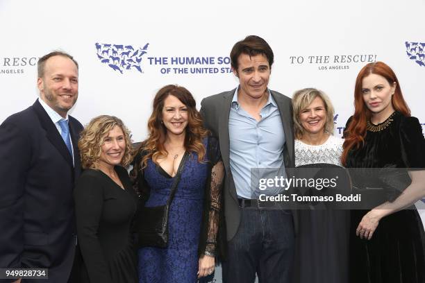 Kitty Block, Joely Fisher, Goran Visnjic, Kristin Bauer van Straten and guests attend The Humane Society Of The United States' To The Rescue! Los...