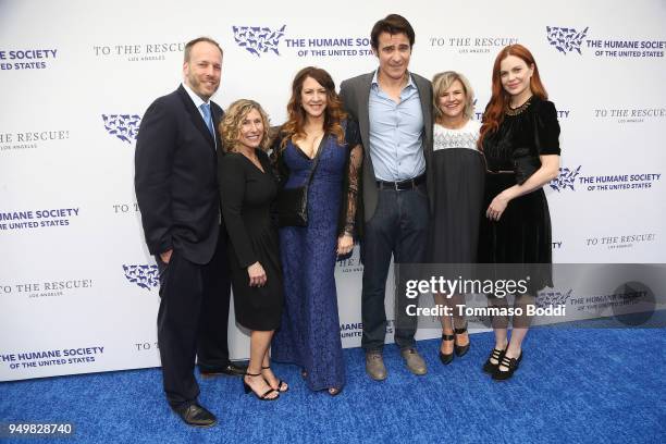 Kitty Block, Joely Fisher, Goran Visnjic, Kristin Bauer van Straten and guests attend The Humane Society Of The United States' To The Rescue! Los...