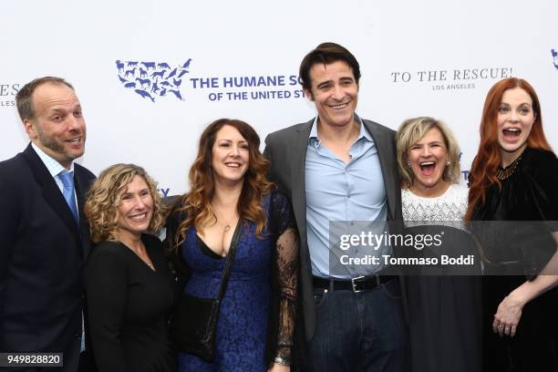 Kitty Block, Joely Fisher, Goran Visnjic, Kristin Bauer van Straten and guests attend The Humane Society Of The United States' To The Rescue! Los...