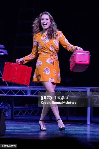 Actress Joy Lenz attends 'CATstravaganza featuring Hamilton's Cats' on April 21, 2018 in Hollywood, California.