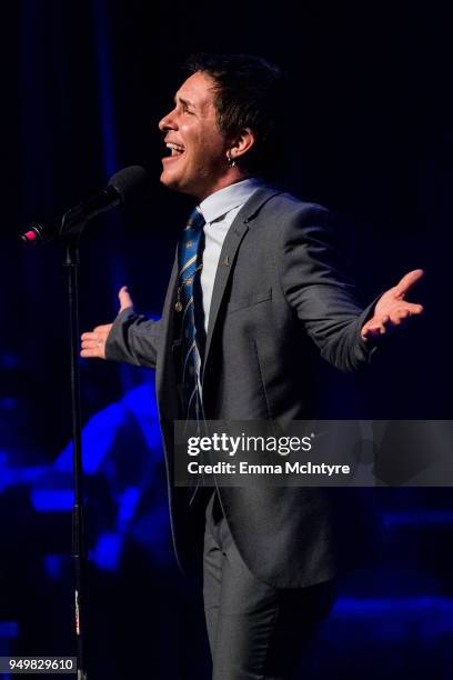 Hal Sparks performs onstage at 'CATstravaganza featuring Hamilton's Cats' on April 21, 2018 in Hollywood, California.