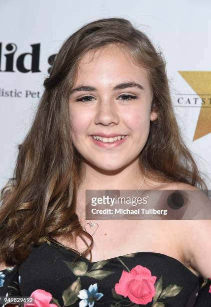 Alyssa de Boisblanc attends the CATstravaganza fundraiser and celebrity musical featuring Hamilton's Cats in support of the homeless animals of Los...