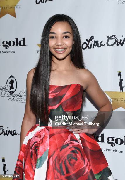 Gabrielle Wright attends the CATstravaganza fundraiser and celebrity musical featuring Hamilton's Cats in support of the homeless animals of Los...