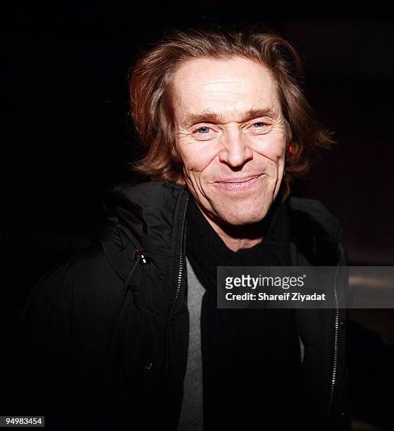 Willem Dafoe attends the "Go Go Tales" release party at The Gates on December 20, 2009 in New York City.