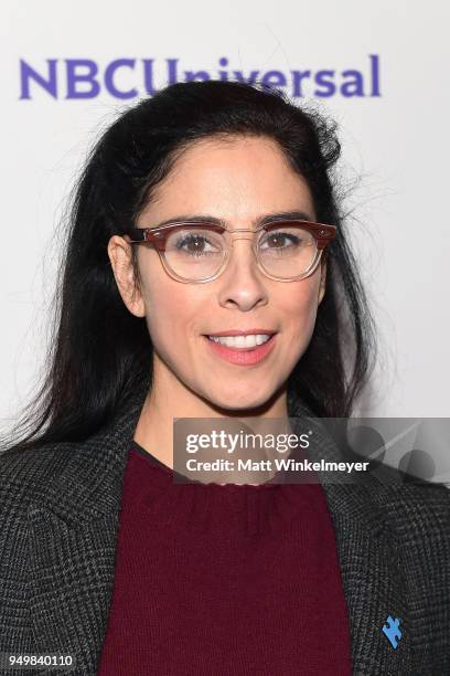 Sarah Silverman attends the 5th Annual Light Up the Blues Concert an Evening of Music to Benefit Autism Speaks at Dolby Theatre on April 21, 2018 in...