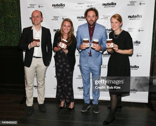 Director Drake Doremus and guests attend the afterparty for ZOE during the 2018 Tribeca Film Festival at The Ainsworth on April 22, 2018 in New York...