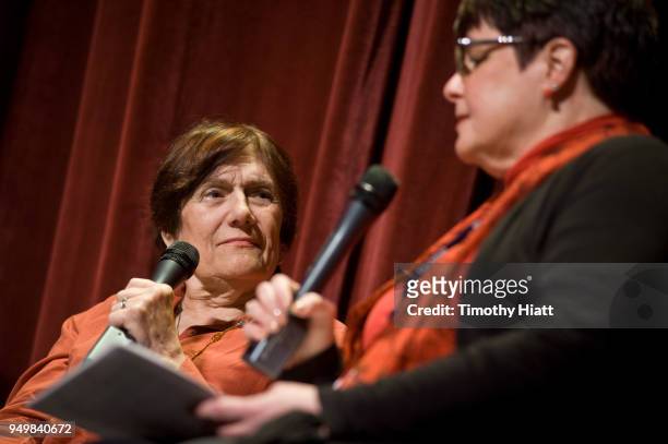Director Martha Coolidge attends the Roger Ebert Film Festival on Day four at the Virginia Theatre on April 21, 2018 in Champaign, Illinois.