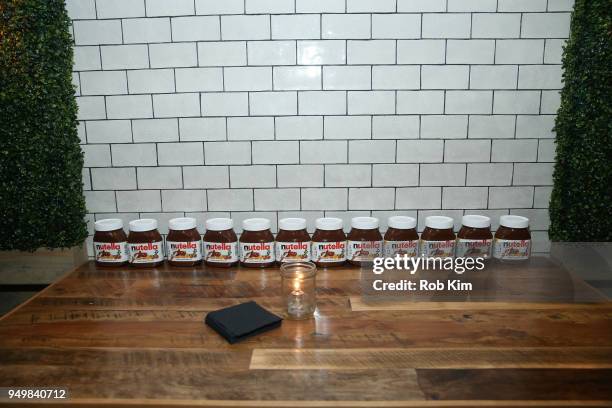 Product photos at the afterparty for ZOE during the 2018 Tribeca Film Festival at The Ainsworth on April 22, 2018 in New York City.