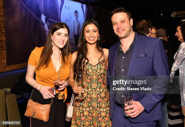 Actor Shunori Ramanathan , screenwriter Peter Nickowitz and guest attend 2018 Tribeca Film Festival After-Party for "Jonathan" at 1OAK on April 21,...