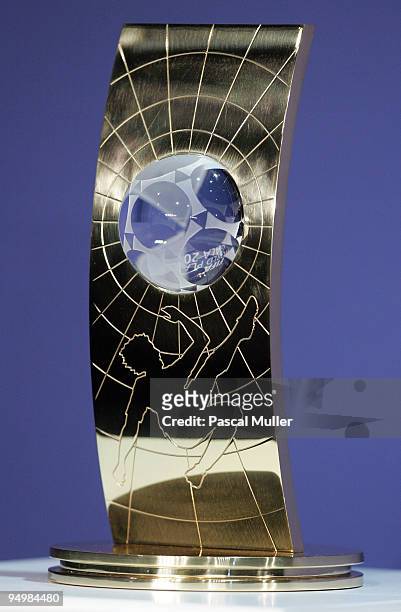 World Player of the year trophy is on display during the FIFA World Player Gala 2009 at the Kongresshaus on December 21, 2009 in Zurich, Switzerland.