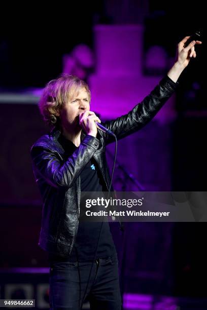 Beck performs during the 5th Annual Light Up The Blues Concert an Evening of Music to Benefit Autism Speaks at Dolby Theatre on April 21, 2018 in...