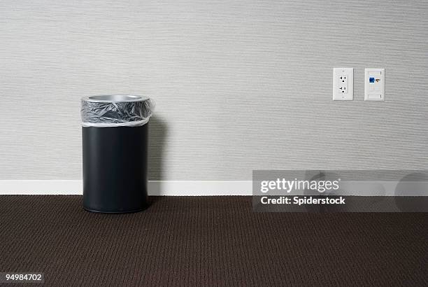 empty office - garbage bag stock pictures, royalty-free photos & images