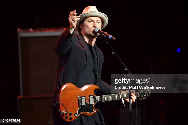 Chris Stills performs during the 5th Annual Light Up The Blues Concert an Evening of Music to Benefit Autism Speaks at Dolby Theatre on April 21,...