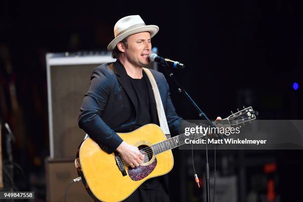 Chris Stills performs during the 5th Annual Light Up The Blues Concert an Evening of Music to Benefit Autism Speaks at Dolby Theatre on April 21,...