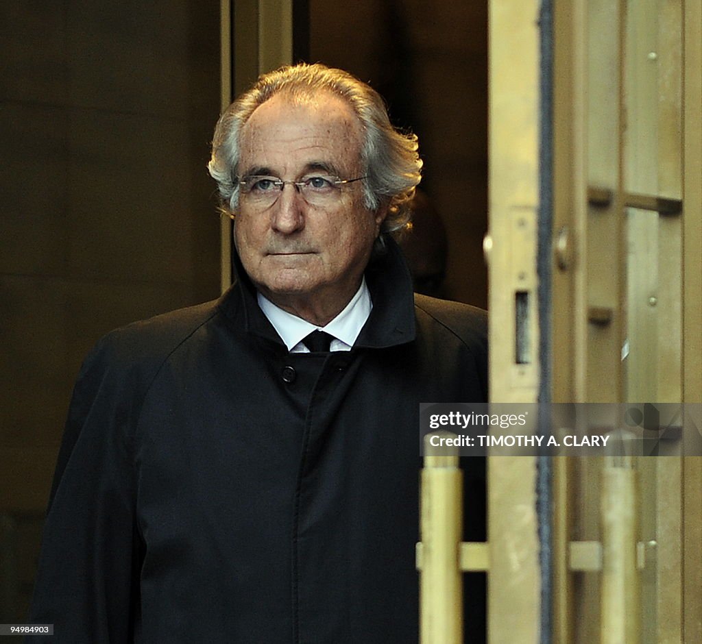 Bernard Madoff leaves US Federal Court a