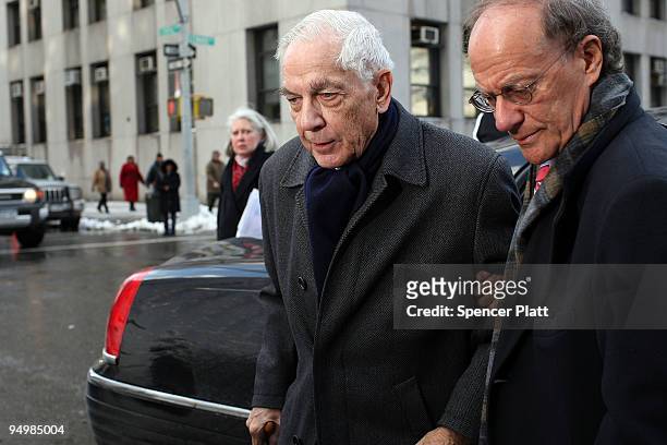 Anthony Marshall , the son of the late New York philanthropist Brooke Astor, arrives at court for his sentencing hearing following his conviction of...