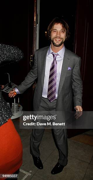 Jay Kay attends George Lambs birthday party at "Sketch" London on December 18 London, England