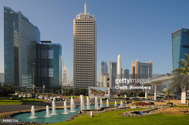 The Dubai World Trade Centre complex stands in Dubai, United Arab Emirates, on Monday, Dec. 21, 2009. Dubai World did not present a 'standstill'...
